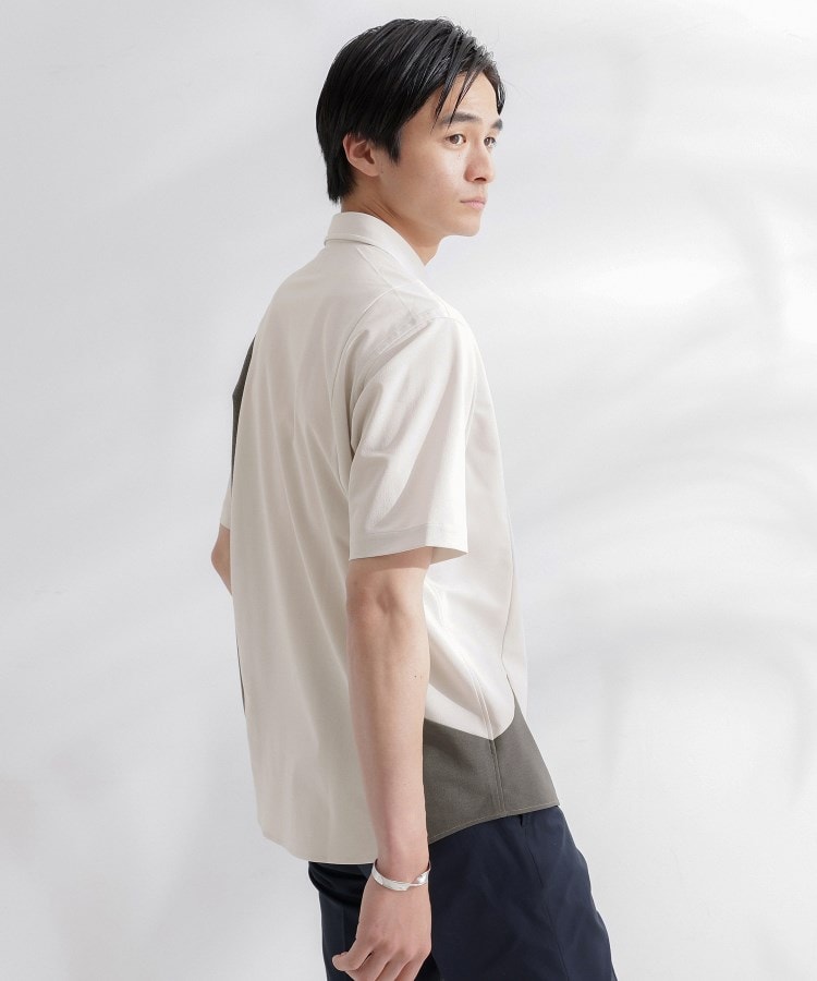 タケオキクチ(TAKEO KIKUCHI)のサイド切り替え 半袖シャツ11