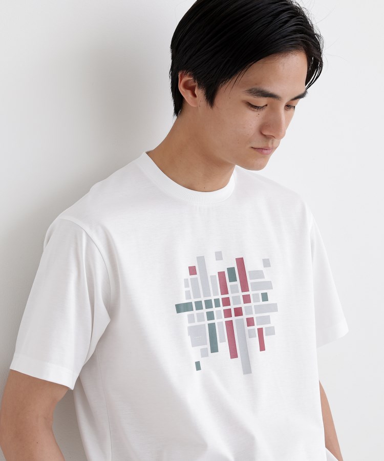 タケオキクチ(TAKEO KIKUCHI)のモザイクロゴ ポンチTシャツ8