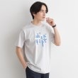 タケオキクチ(TAKEO KIKUCHI)のモザイクロゴ ポンチTシャツ ライトグレー(010)