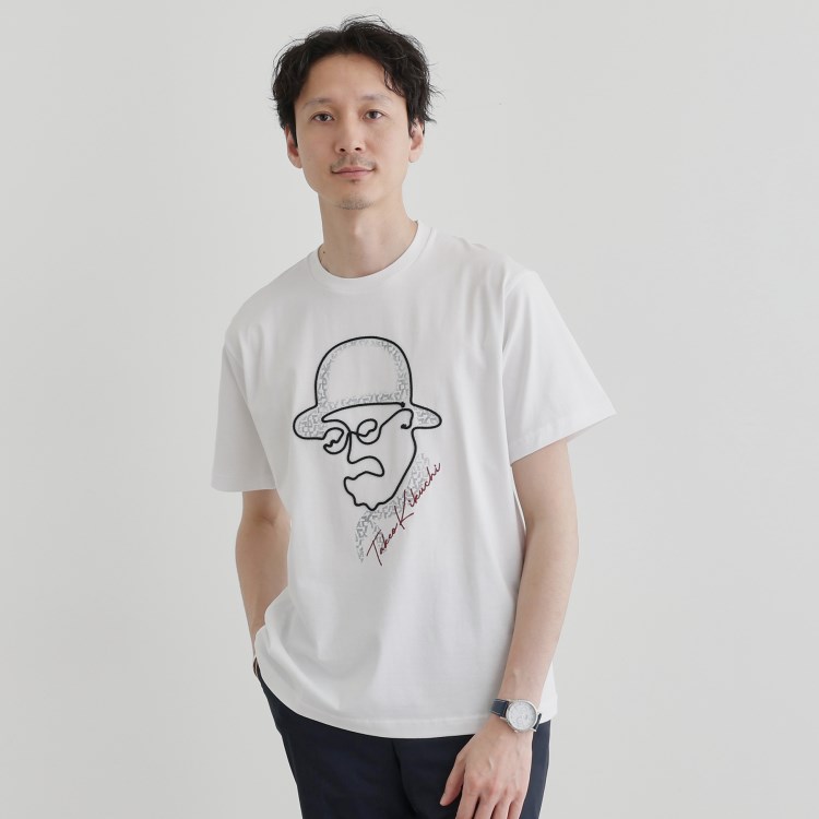タケオキクチ(TAKEO KIKUCHI)の【Sサイズ～】フェイスロープ刺繍 天竺Tシャツ Ｔシャツ