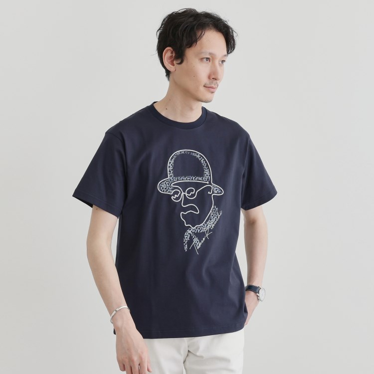 タケオキクチ(TAKEO KIKUCHI)の【Sサイズ～】フェイスロープ刺繍 天竺Tシャツ Ｔシャツ