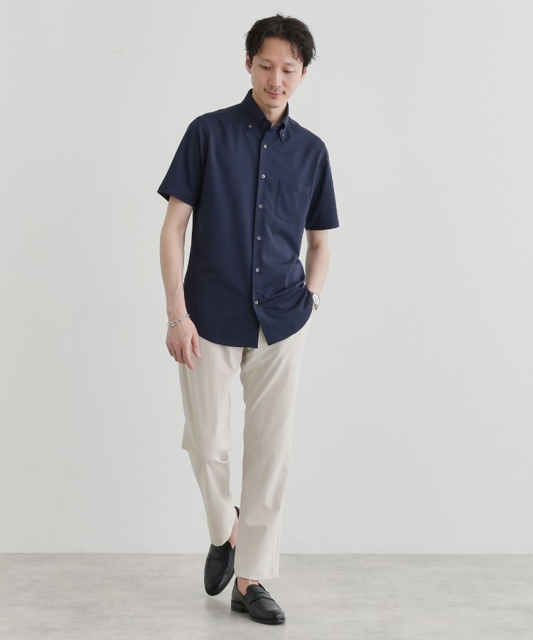 タケオキクチ(TAKEO KIKUCHI)のサイドゴアウエスト ストレートパンツ16