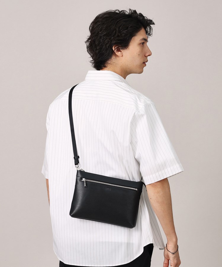 タケオキクチ(TAKEO KIKUCHI)の水シボレザー2WAYクラッチバッグ16