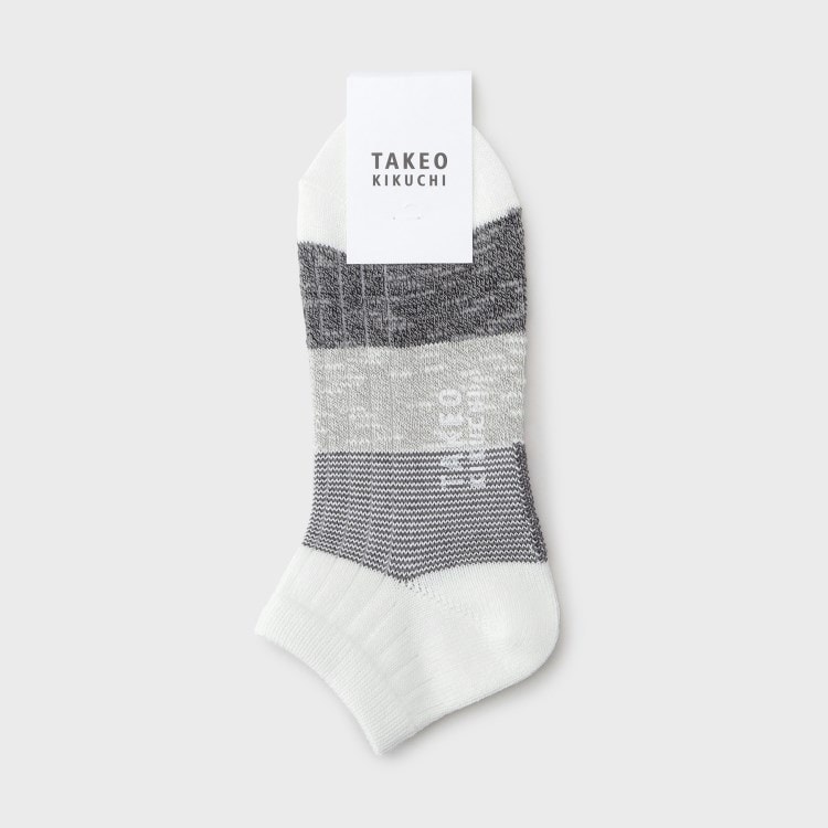 タケオキクチ(TAKEO KIKUCHI)のミックスボーダーショートソックス ソックス