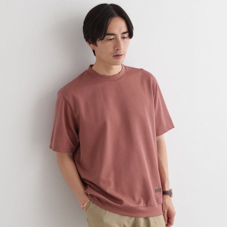 タケオキクチ(TAKEO KIKUCHI)の【尾州ファブリック】 スライドパズル柄 ポンチ プルオーバー カットソー