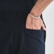 タケオキクチ(TAKEO KIKUCHI)のサッカーストライプ サイドゴアウエスト 8分丈 パンツ8