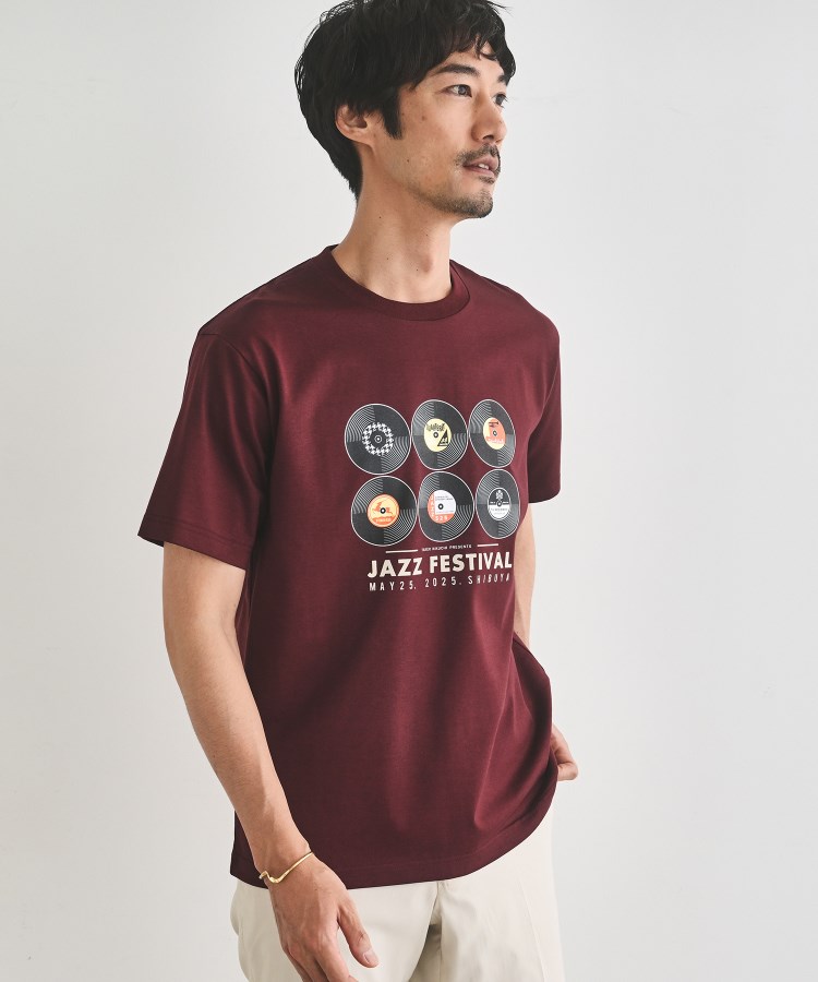 タケオキクチ(TAKEO KIKUCHI)のレコードプリント 天竺 Tシャツ18