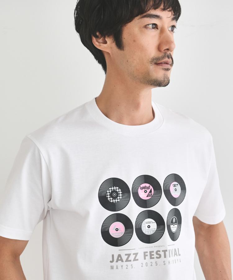 タケオキクチ(TAKEO KIKUCHI)のレコードプリント 天竺 Tシャツ11