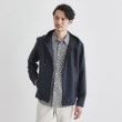 タケオキクチ(TAKEO KIKUCHI)の【軽羽織】カラミ織り フード羽織りシャツ ネイビー(194)