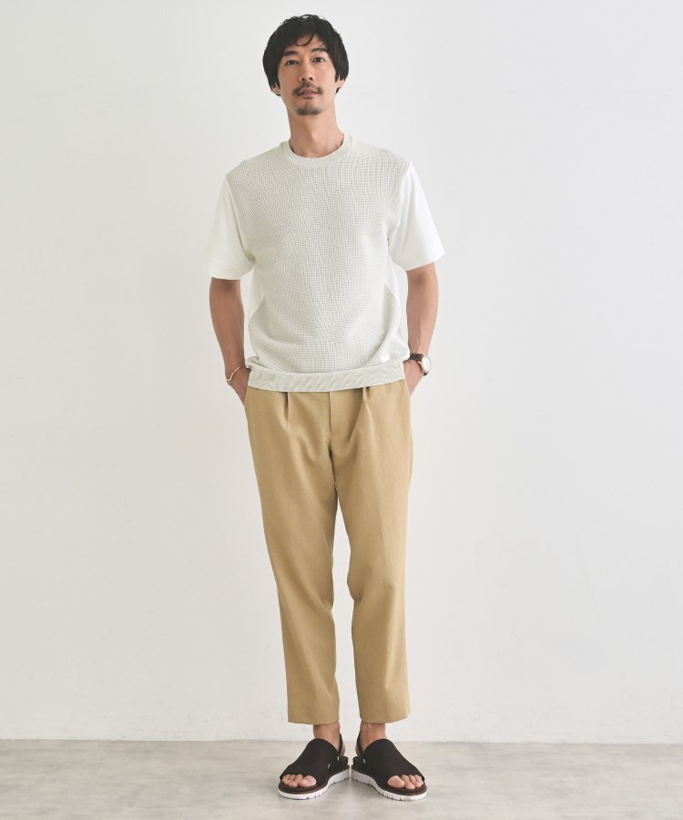 タケオキクチ(TAKEO KIKUCHI)のテクスチャーニット コンビ カットソー20