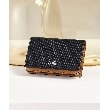 タケオキクチ(TAKEO KIKUCHI)の【ソフト＆ナチュラル】ミニメッシュ レザー 名刺入れ ネイビー(593)