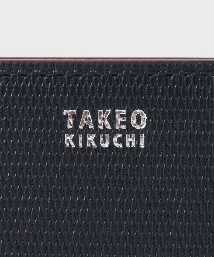 タケオキクチ(TAKEO KIKUCHI)の【ソフト＆ナチュラル】ミニメッシュ レザー 2つ折り財布7