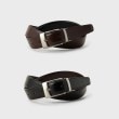 タケオキクチ(TAKEO KIKUCHI)の【リバーシブル/Made in JAPAN】レザー ドレスベルト ブラック(519)