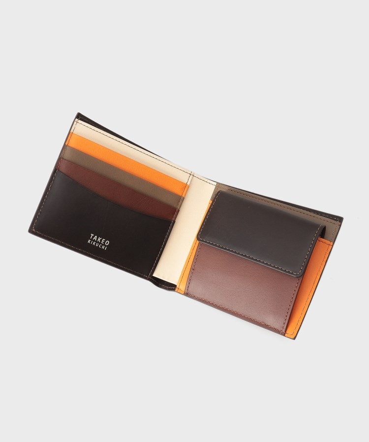 [タケオキクチ] 二つ折り財布 タケオキクチ