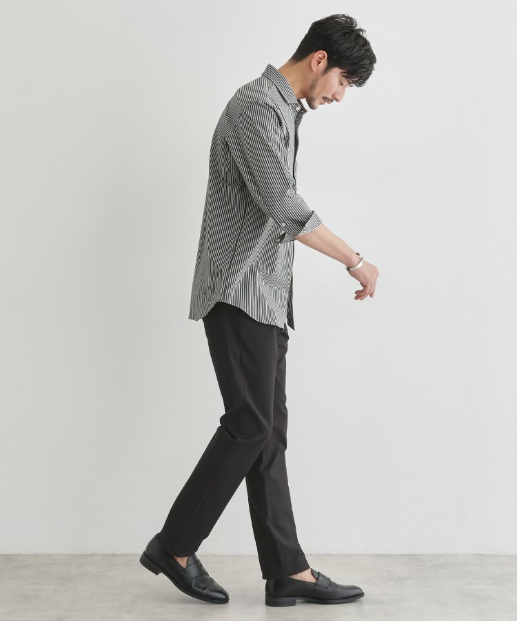 タケオキクチ(TAKEO KIKUCHI)の【Made in JAPAN】播州織 ヘリンボン ストレート パンツ54