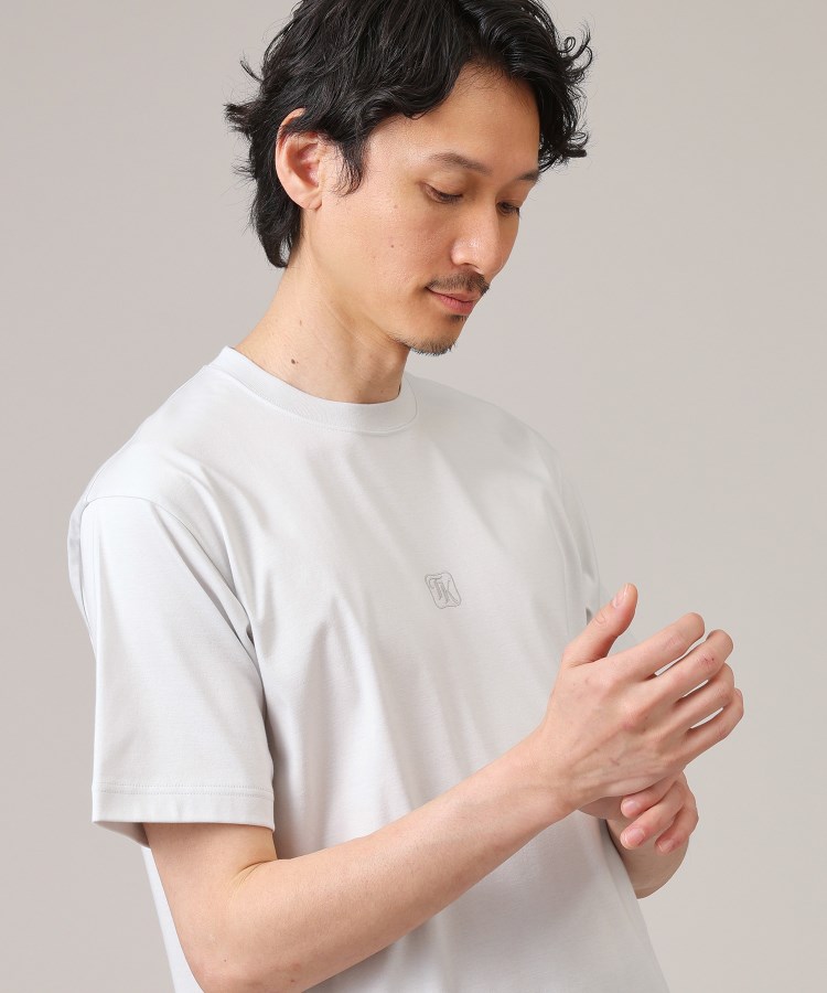 刺繍ロゴT】スムース ワンポイント Tシャツ（Tシャツ） | TAKEO
