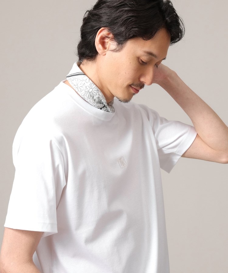 タケオキクチ(TAKEO KIKUCHI)の【刺繍ロゴT】スムース ワンポイント Tシャツ10