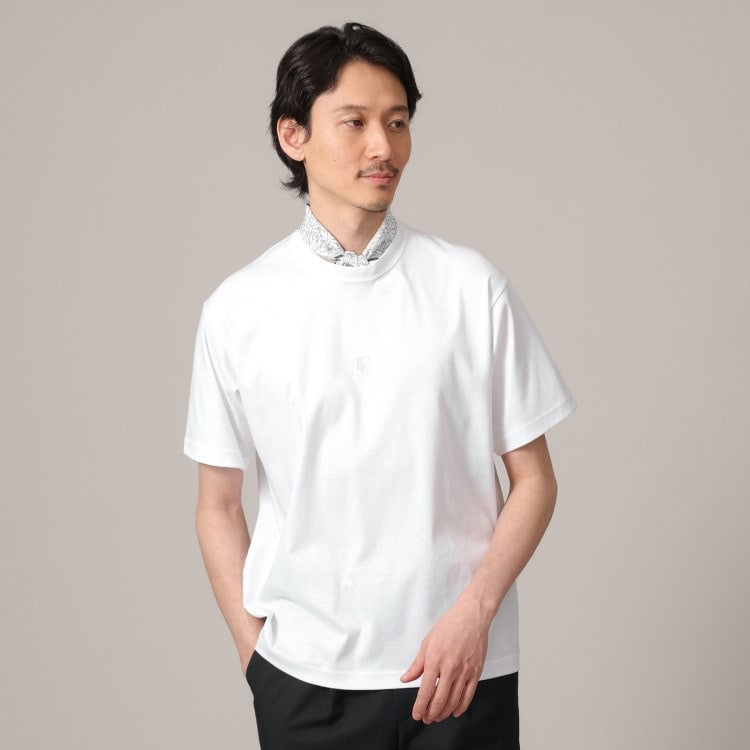タケオキクチ(TAKEO KIKUCHI)のスムース ワンポイント Tシャツ Ｔシャツ