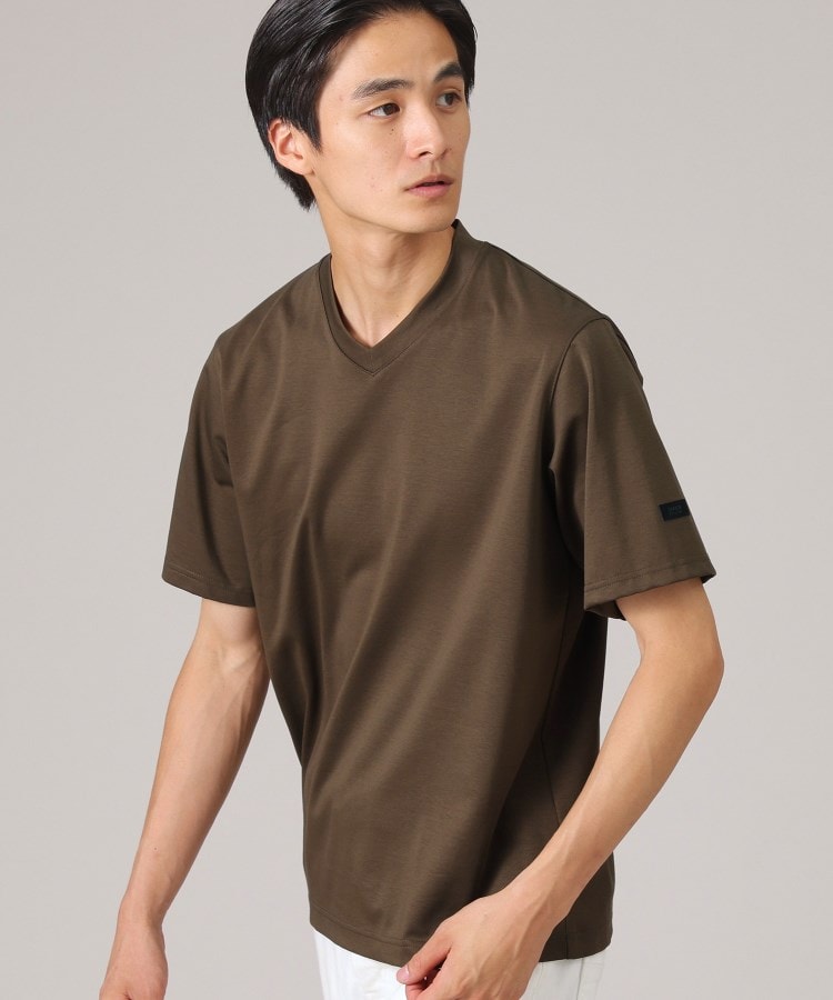 タケオキクチ(TAKEO KIKUCHI)の【抗菌防臭】ジャケットインナー 半袖 Vカットソー14