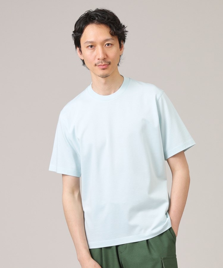 タケオキクチ(TAKEO KIKUCHI)のジャケットインナー 半袖 カットソー ブルー(091)
