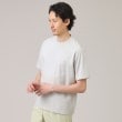 タケオキクチ(TAKEO KIKUCHI)の【抗菌防臭】ジャケットインナー 半袖 カットソー ライトグレー(011)