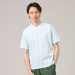 タケオキクチ(TAKEO KIKUCHI)の【抗菌防臭】ジャケットインナー 半袖 カットソー ブルー(091)