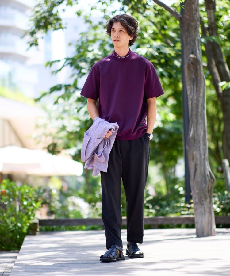 タケオキクチ(TAKEO KIKUCHI)の【抗菌防臭／5サイズ展開】ハイゲージポンチ Tシャツ61