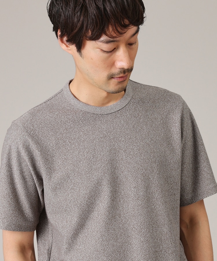 タケオキクチ(TAKEO KIKUCHI)の【尾州織/Made in JAPAN】メランジ Tシャツ10