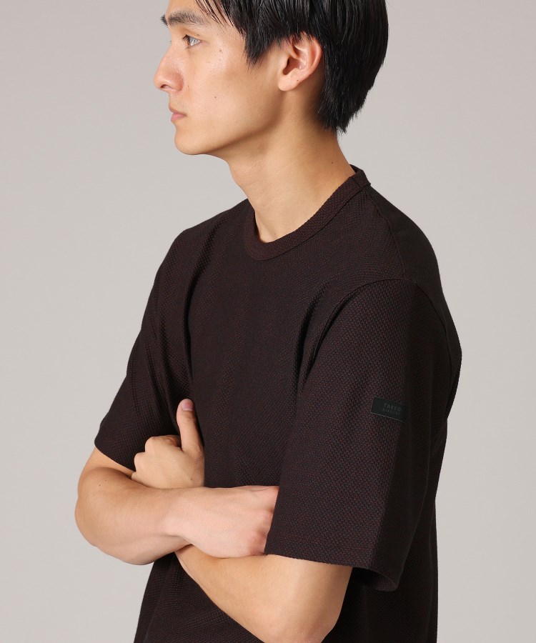 タケオキクチ(TAKEO KIKUCHI)の【尾州織/Made in JAPAN】メランジ Tシャツ30