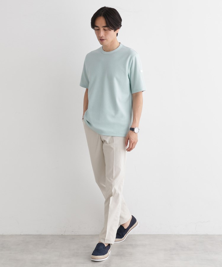 タケオキクチ(TAKEO KIKUCHI)の【尾州織/Made in JAPAN】メランジ Tシャツ36