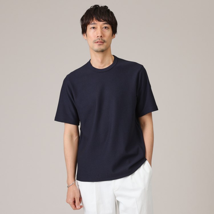 タケオキクチ(TAKEO KIKUCHI)の【尾州織/Made in JAPAN】メランジ Tシャツ Ｔシャツ