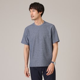 タケオキクチ(TAKEO KIKUCHI)の【尾州織/Made in JAPAN】メランジ Tシャツ