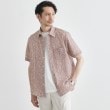 タケオキクチ(TAKEO KIKUCHI)の【無地・チェック・ボタニカル柄】リップル シャツ34