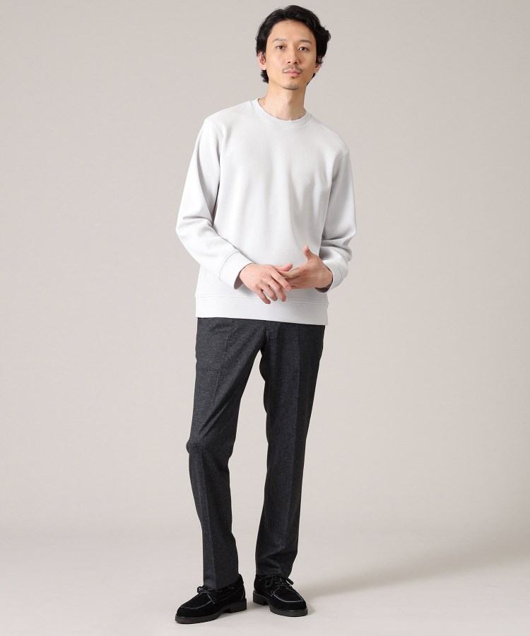 タケオキクチ(TAKEO KIKUCHI)の【ONOFF対応】TRダブルニット ストレッチパンツ8