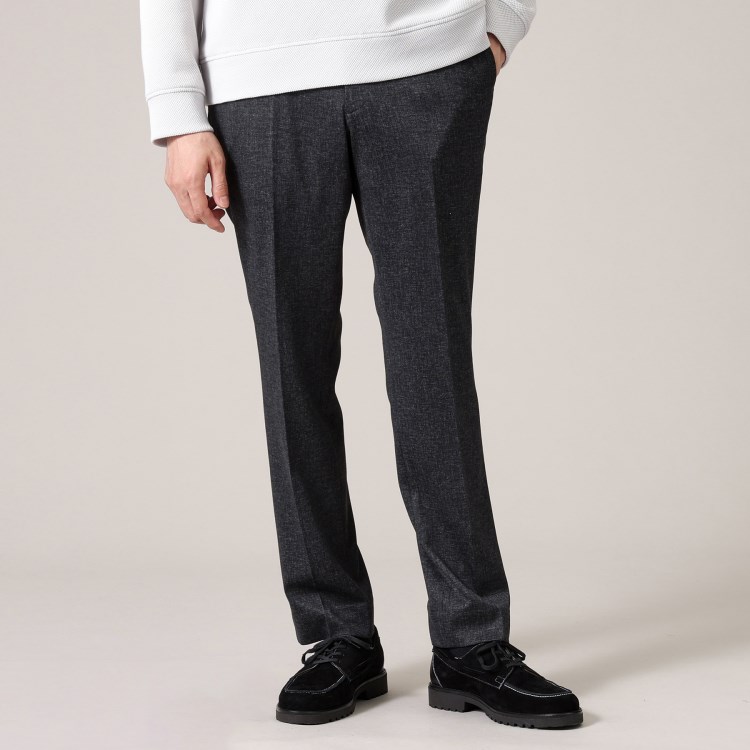 タケオキクチ(TAKEO KIKUCHI)の【ONOFF対応】TRダブルニット ストレッチパンツ フルレングスパンツ