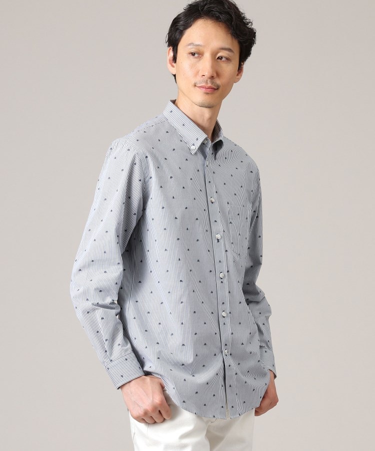 タケオキクチ(TAKEO KIKUCHI)のハットモチーフ ジャカード ストライプ シャツ16