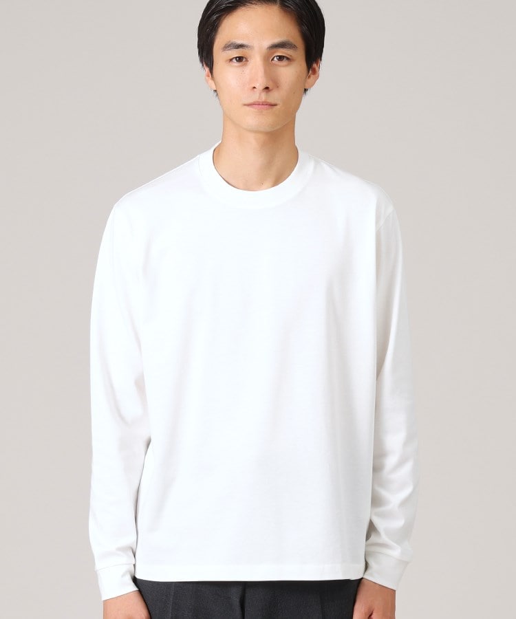 タケオキクチ(TAKEO KIKUCHI)の【抗菌防臭/ジャケット対応】テーラード 長袖Tシャツ35
