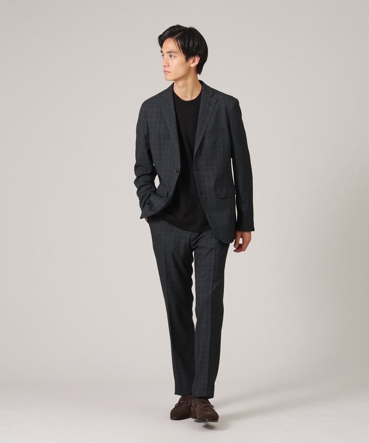 抗菌防臭/ジャケット対応】テーラード 長袖Tシャツ(カットソー 抗菌防臭/ジャケット対応】テーラード 長袖Tシャツ(カットソー