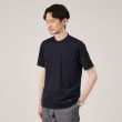 タケオキクチ(TAKEO KIKUCHI)の【接触冷感】テーラード Tシャツ ネイビー(094)
