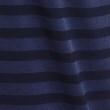 アダバット(メンズ)(adabat(Men))の【日本製】襟裏ロゴデザイン メッシュ調ボーダー半袖ポロシャツ 吸水速乾/UVカット23