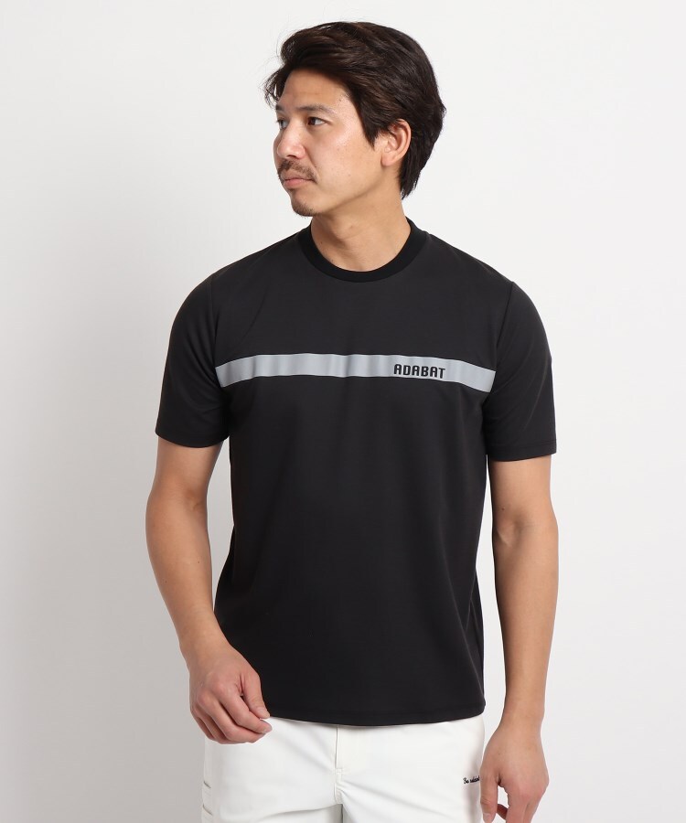  adabat(Men)(アダバット(メンズ)) ラインデザインTシャツ