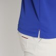 アダバット(メンズ)(adabat(Men))の襟裏ロゴ 半袖ポロシャツ 吸水速乾/UVカット40