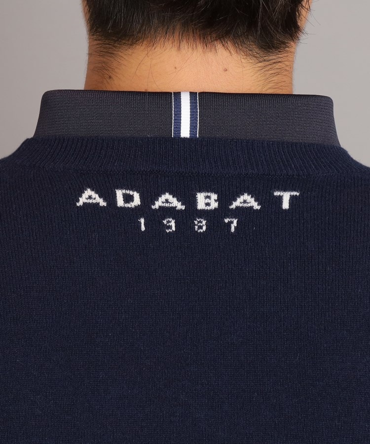 アダバット(メンズ)(adabat(Men))のロゴデザイン クルーネックセーター18