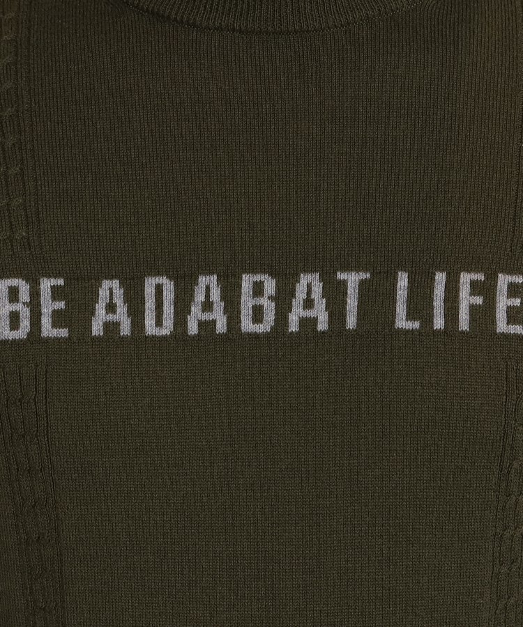 アダバット(メンズ)(adabat(Men))のロゴデザイン ボトルネックセーター7