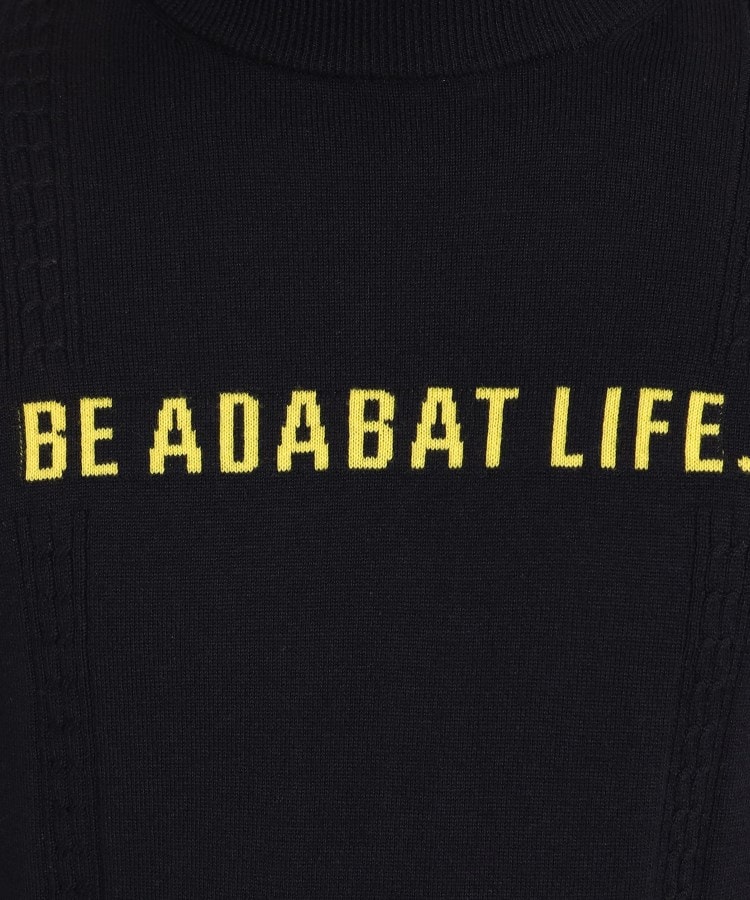 アダバット(メンズ)(adabat(Men))のロゴデザイン ボトルネックセーター19