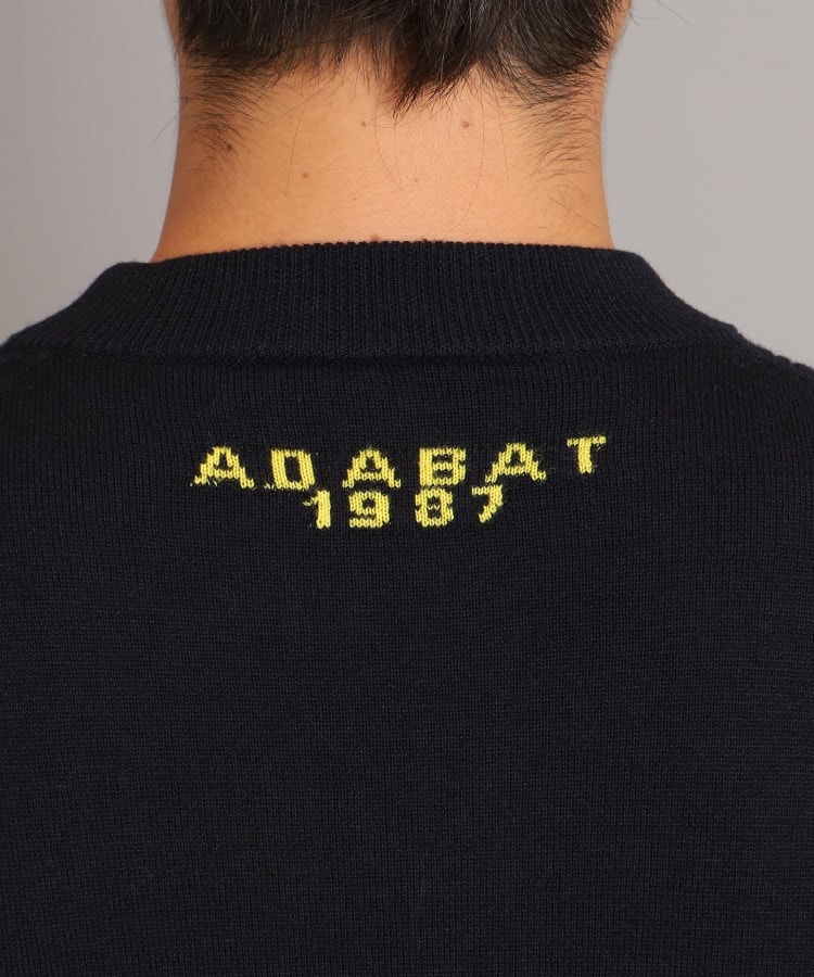 アダバット(メンズ)(adabat(Men))のロゴデザイン ボトルネックセーター20
