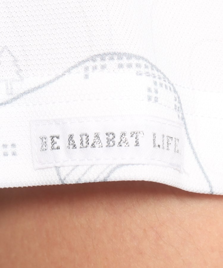 アダバット(メンズ)(adabat(Men))の【日本製／吸水速乾／UVカット】総柄半袖ポロシャツ12