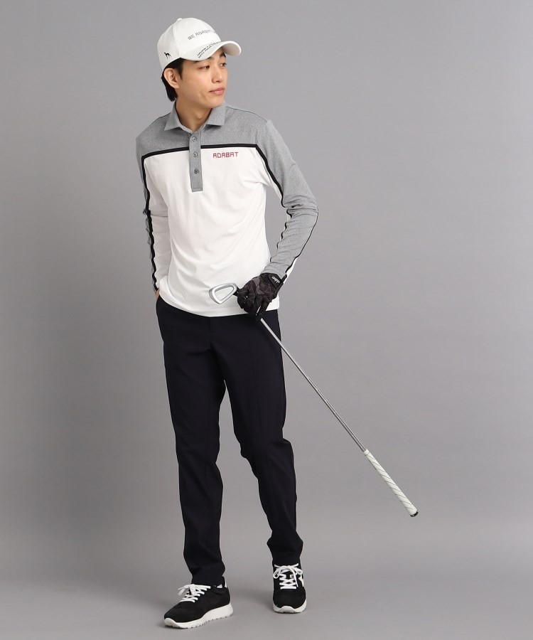 日本王者 adabat アダバット ニット ポロシャツ 日本製 ゴルフ X2960