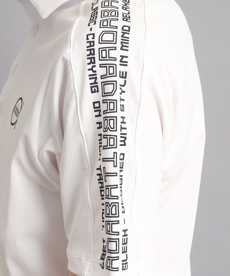アダバット(メンズ)(adabat(Men))の【日本製】ショルダーロゴデザイン 半袖ポロシャツ9