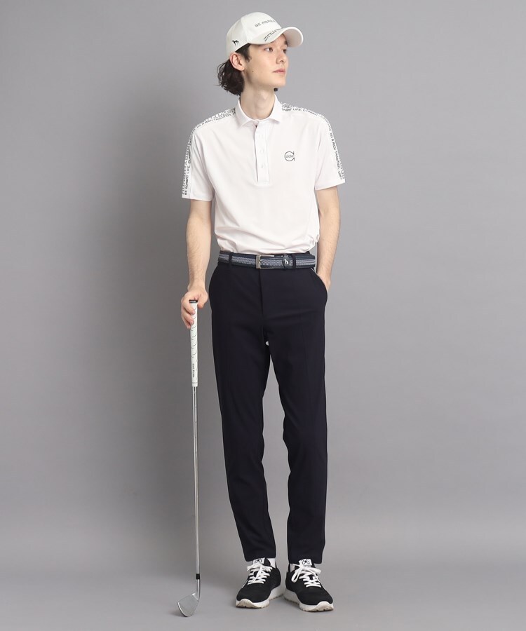 アダバット(メンズ)(adabat(Men))の【日本製】ショルダーロゴデザイン 半袖ポロシャツ15